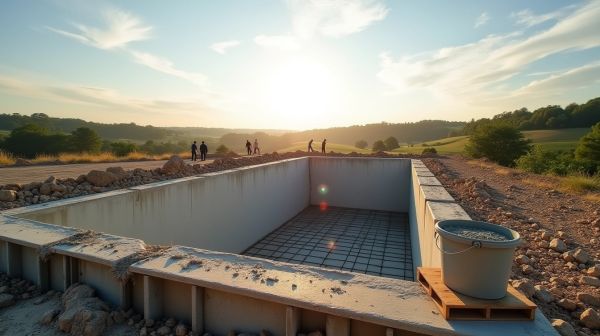Comment réussir la construction d'une piscine béton en Loire